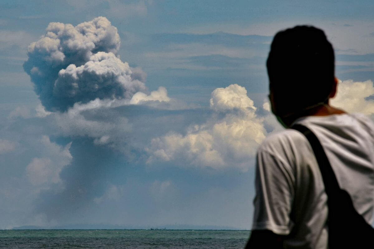 Indonesia’s Anak Krakatao Volcano Erupts, Spewing Ash 500 Metres High