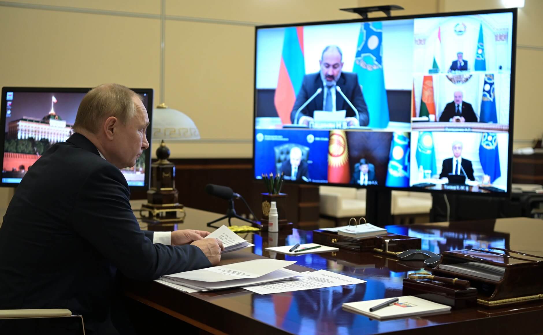 Putin Vows To Quell “Colour Revolution Scenarios” in Kazakhstan at CSTO Meeting