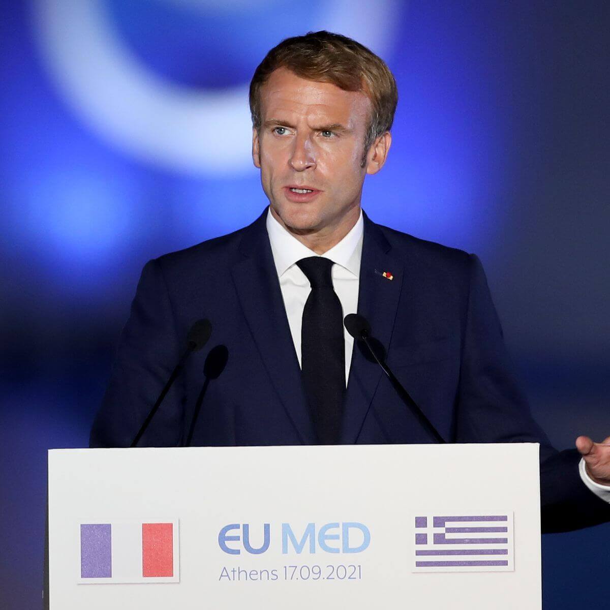 Macron Unveils France’s Climate, Rule of Law, Migration Plans During EU Presidency