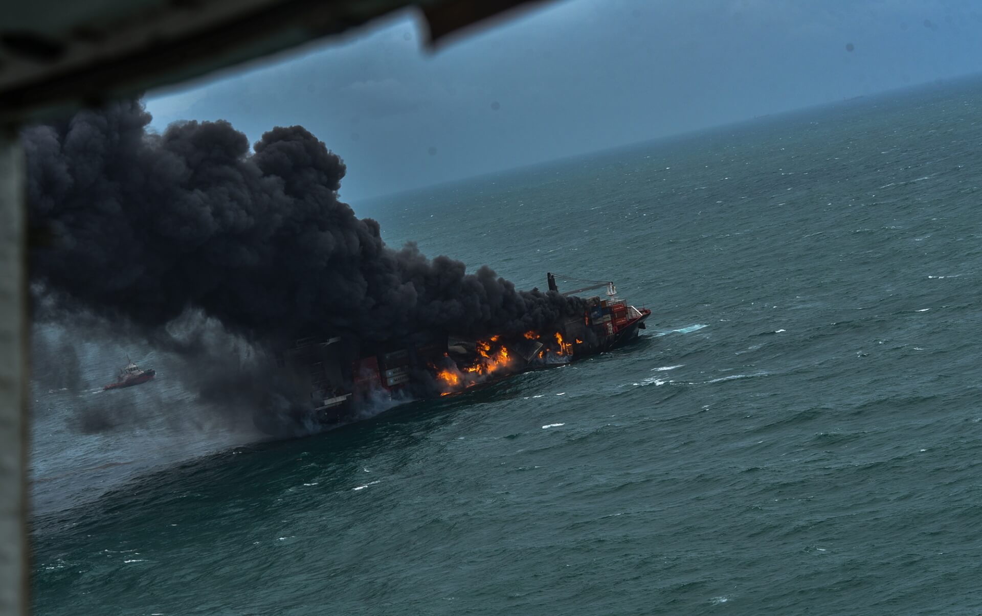 Sri Lanka Questions Crew as Cargo Ship Burns for 12th Straight Day