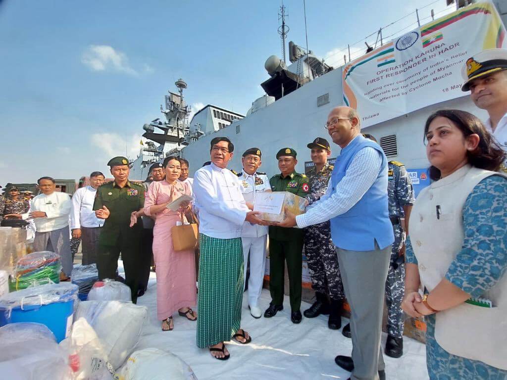 India Launches ‘Operation Karuna’ to Aid Myanmar Amid Cyclone Mocha Devastation