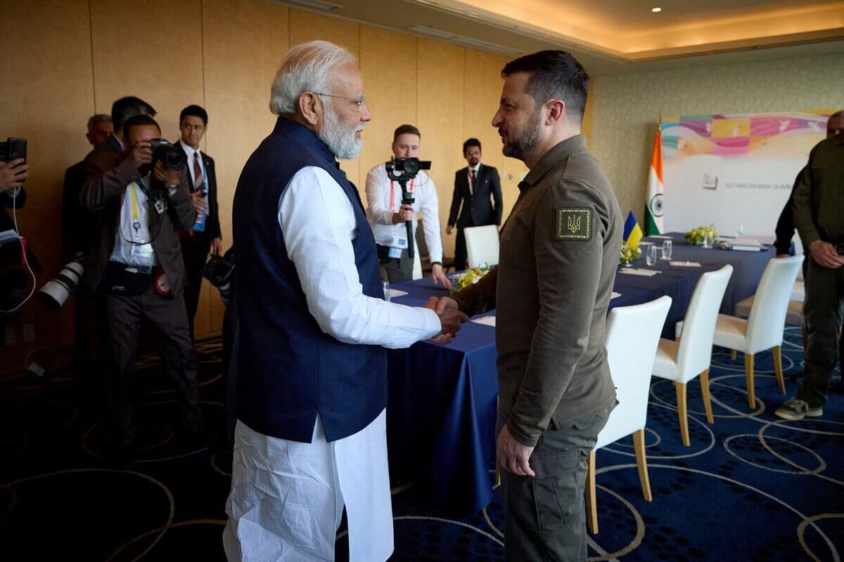 PM Modi Meets Pres. Zelensky at G7 Summit, Calls Russia-Ukraine War an “Issue of Humanity”