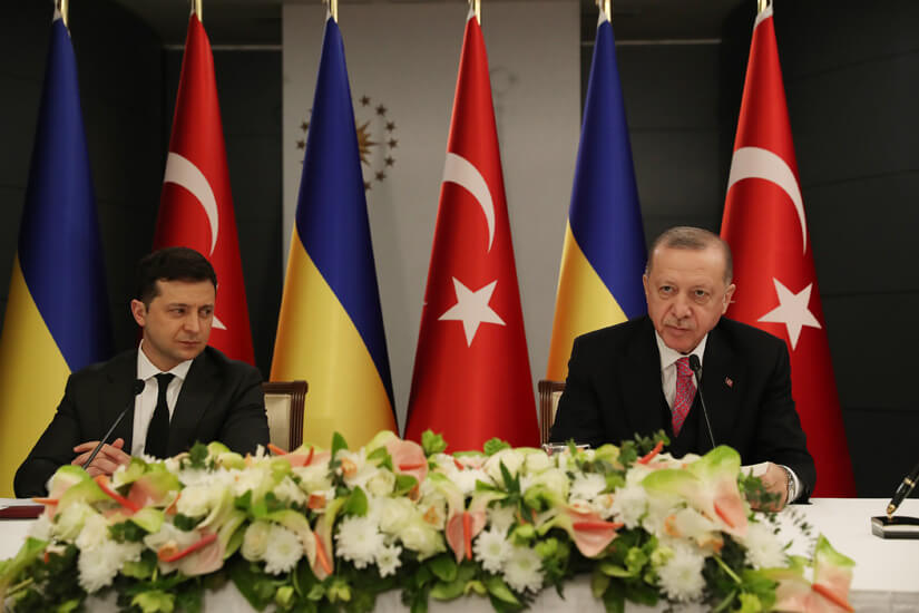 Erdoğan Calls For Peaceful Black Sea During Meet With Ukrainian President Zelensky