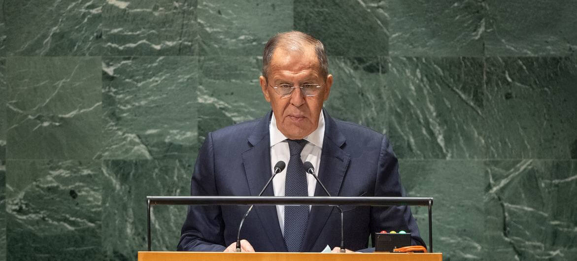 Russian FM Lavrov Slams West as ‘Empire of Lies’ at UN General Assembly