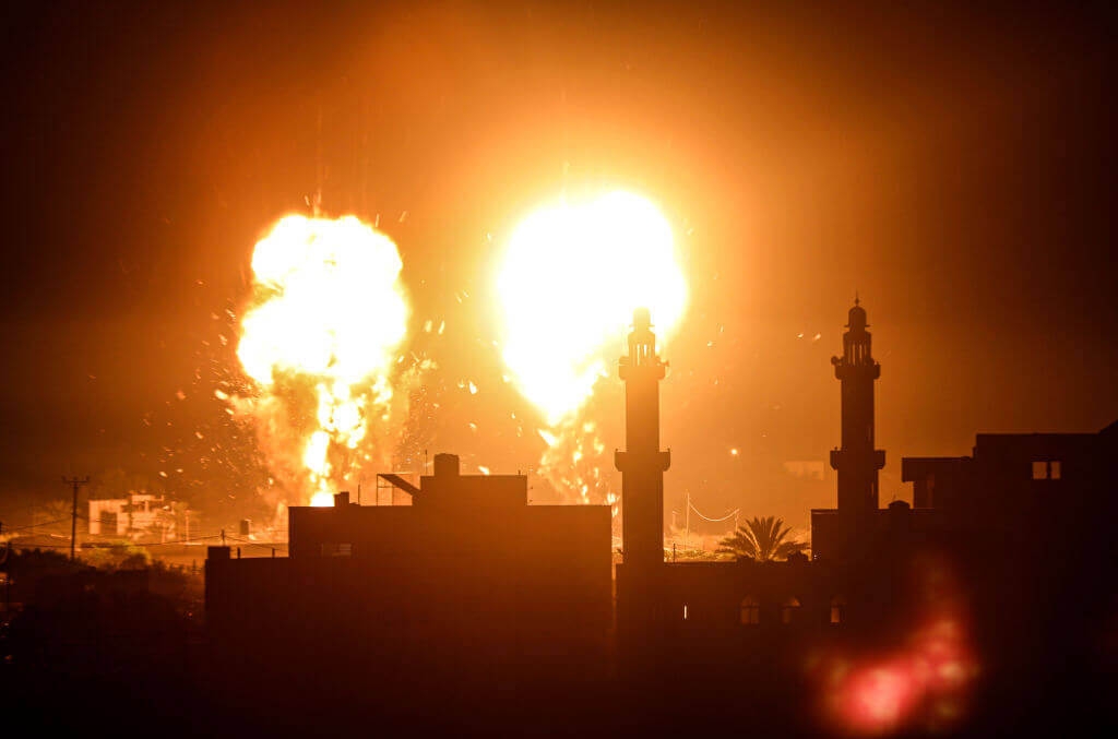 Israeli Airstrikes Hit Gaza in Response to Incendiary Balloons, Breaking May Ceasefire