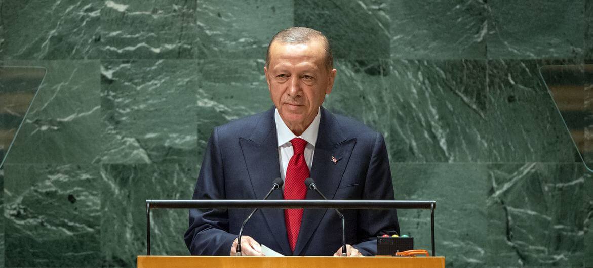 Turkey’s Erdogan Raises Kashmir Issue at UN General Assembly, Calls for Just and Lasting Peace Between India, Pakistan
