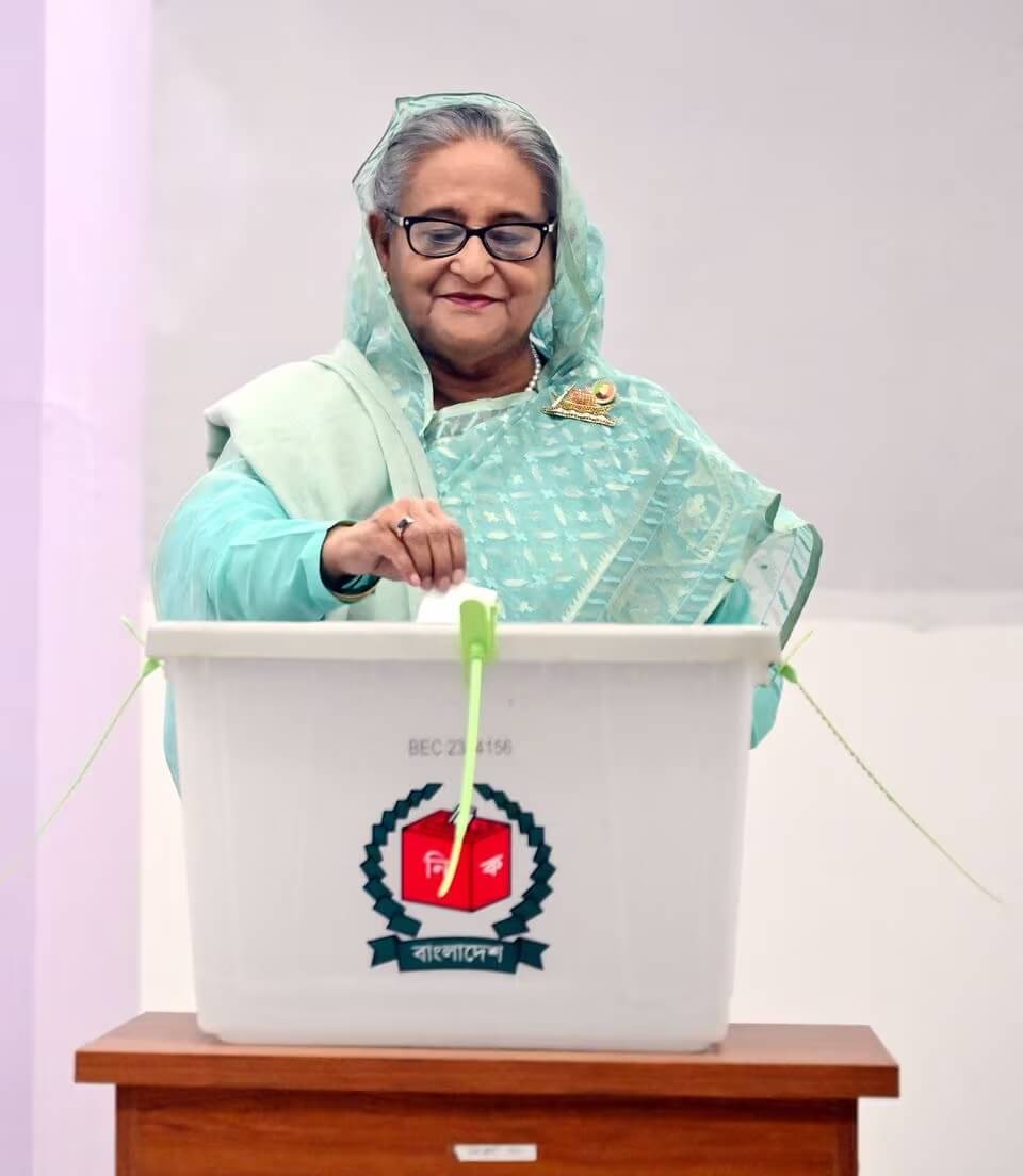 Bangladesh: Sheikh Hasina Bags Power for 5th Term Amid Low Voter Turnout, Election Boycott