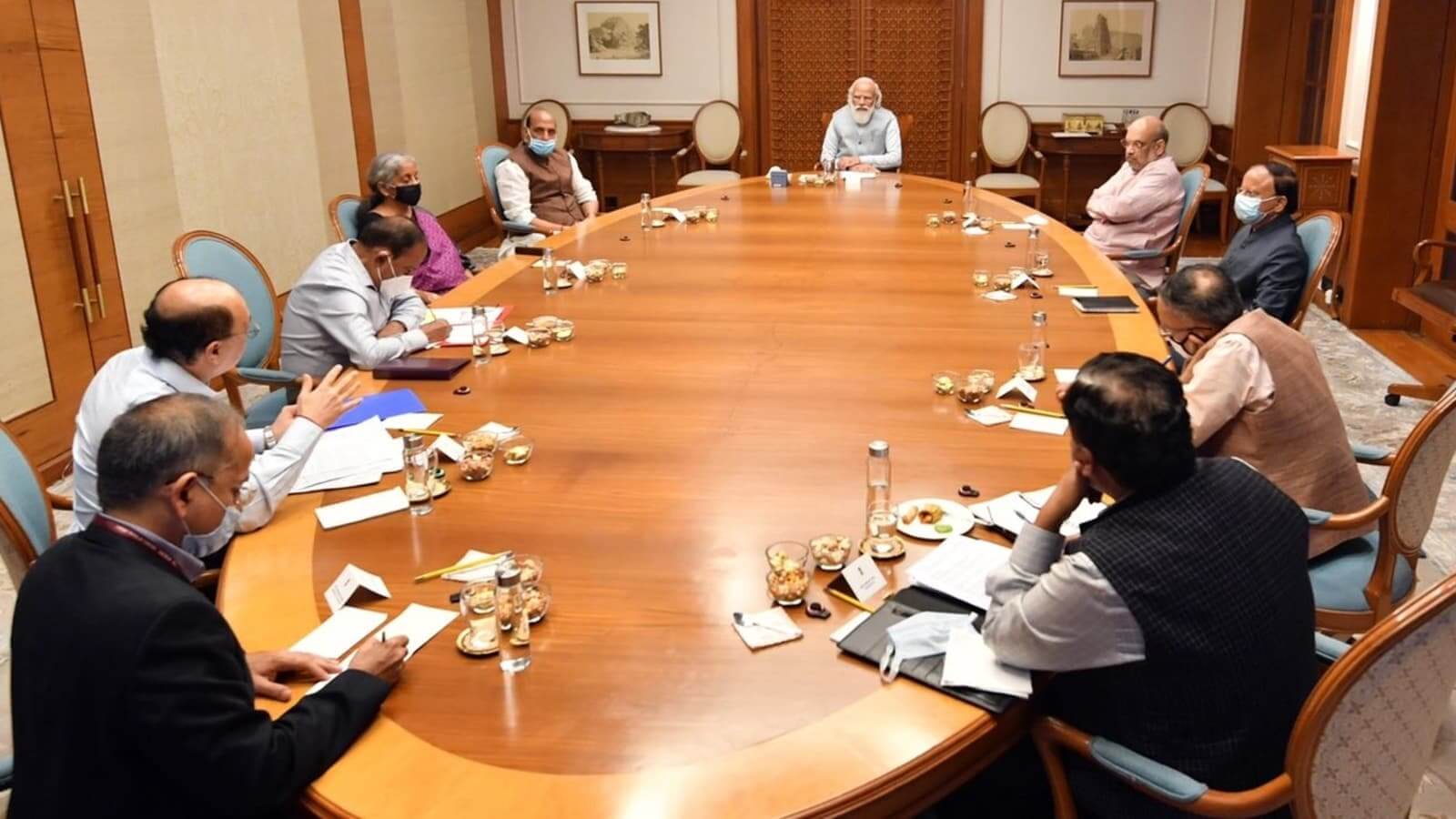 Indian PM Modi Holds Cabinet Meeting on Afghanistan