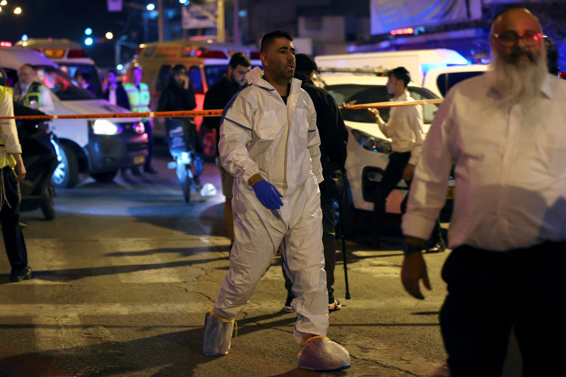 A Palestinian gunman killed five Israelis in Tel Aviv on Tuesday amid a spate of attacks in the country.