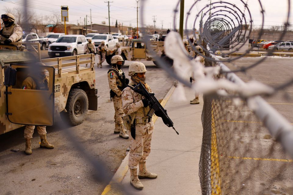 Mexican armed forces in Juarez