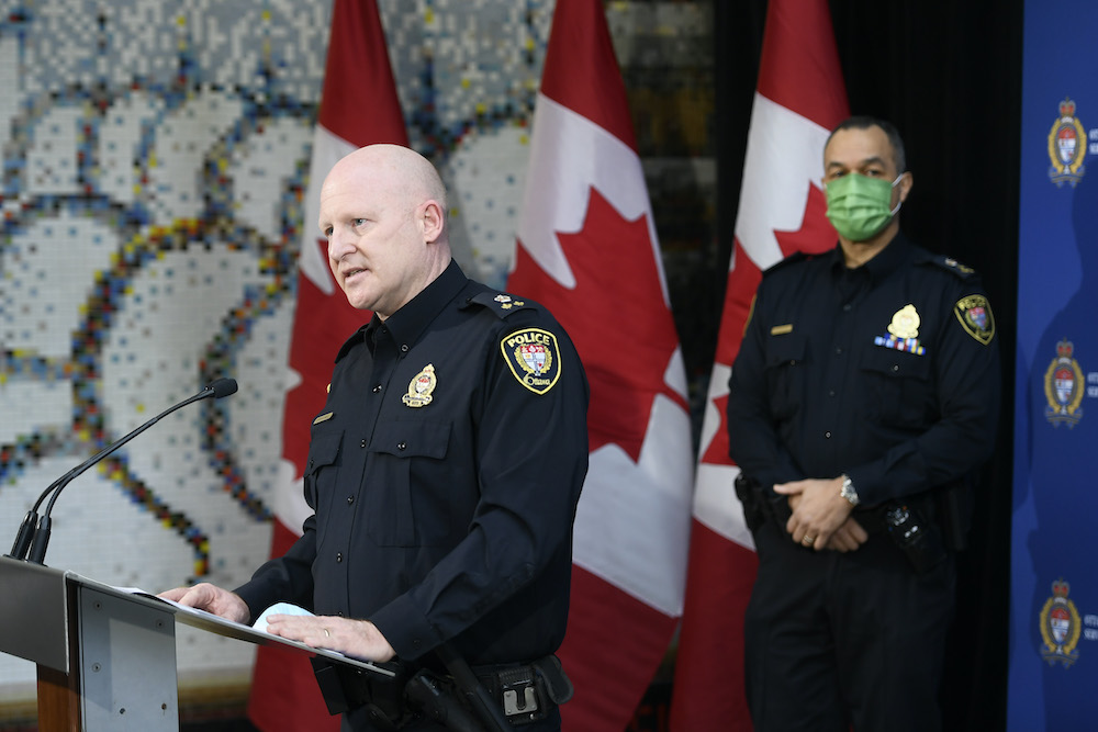 Ottawa’s interim Police Chief Steve Bell said the number of protesters has “dramatically declined.” 