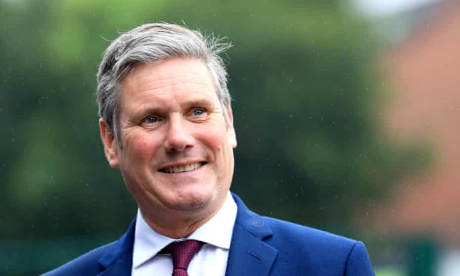 British opposition leader Keir Starmer (in pic) called upon Prime Minister Boris Johnson to release an apology after Starmer was hounded by a group of protestors.