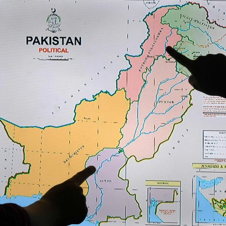The new Pakistani map