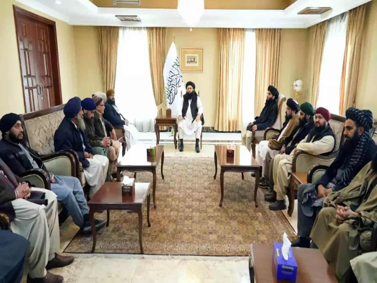 Taliban’s Deputy PM Reassures Hindu, Sikh Minority Leaders of Commitment to Safety