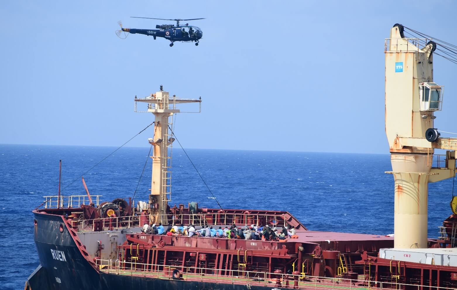 In Dramatic 40-Hour Operation, Indian Navy Rescues Hijacked Ship, Captures 35 Pirates Near Somali Coast