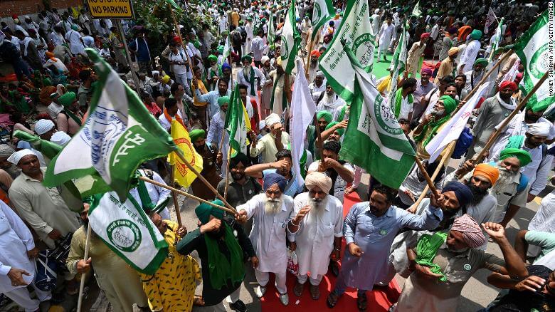 Thousands of Farmers Resume Protests in New Delhi Over Unfulfilled Gov’t Promises