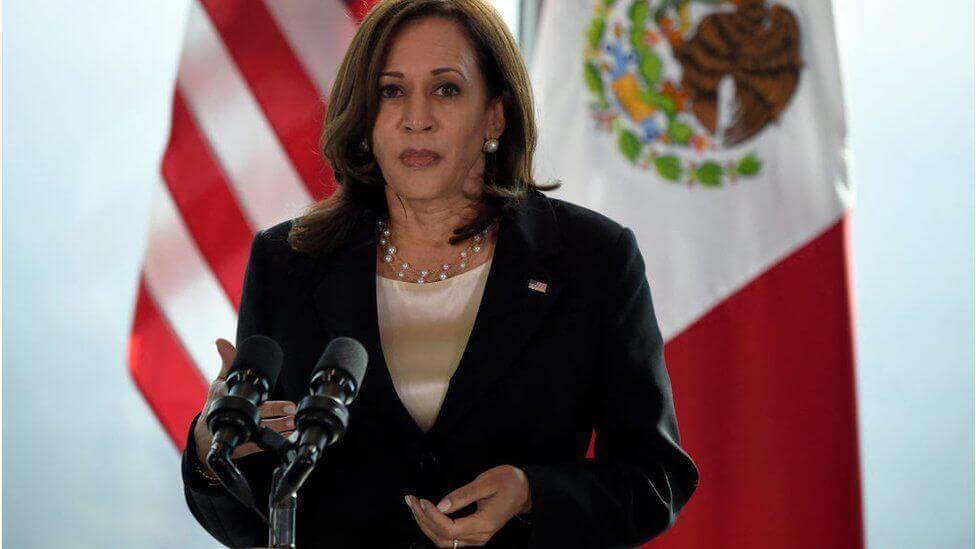 VP Harris Visits US-Mexico Border, Calls for Humane Approach to Immigration