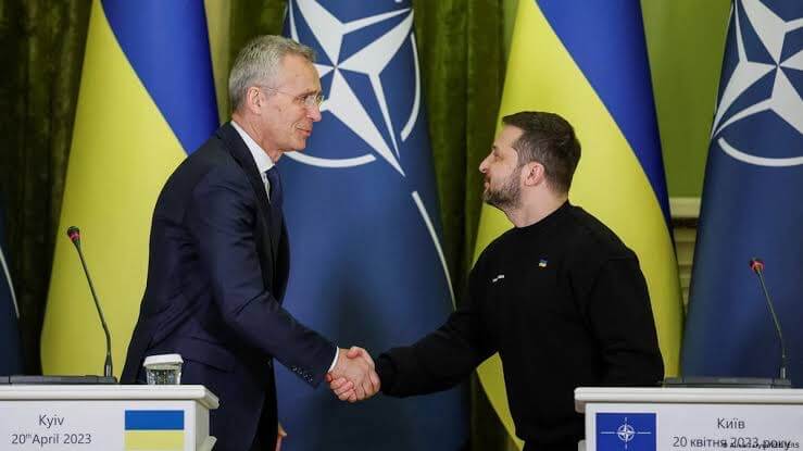 NATO Chief Reaffirms Support for Ukraine; Zelensky Requests Accession, Long-Range Weapons