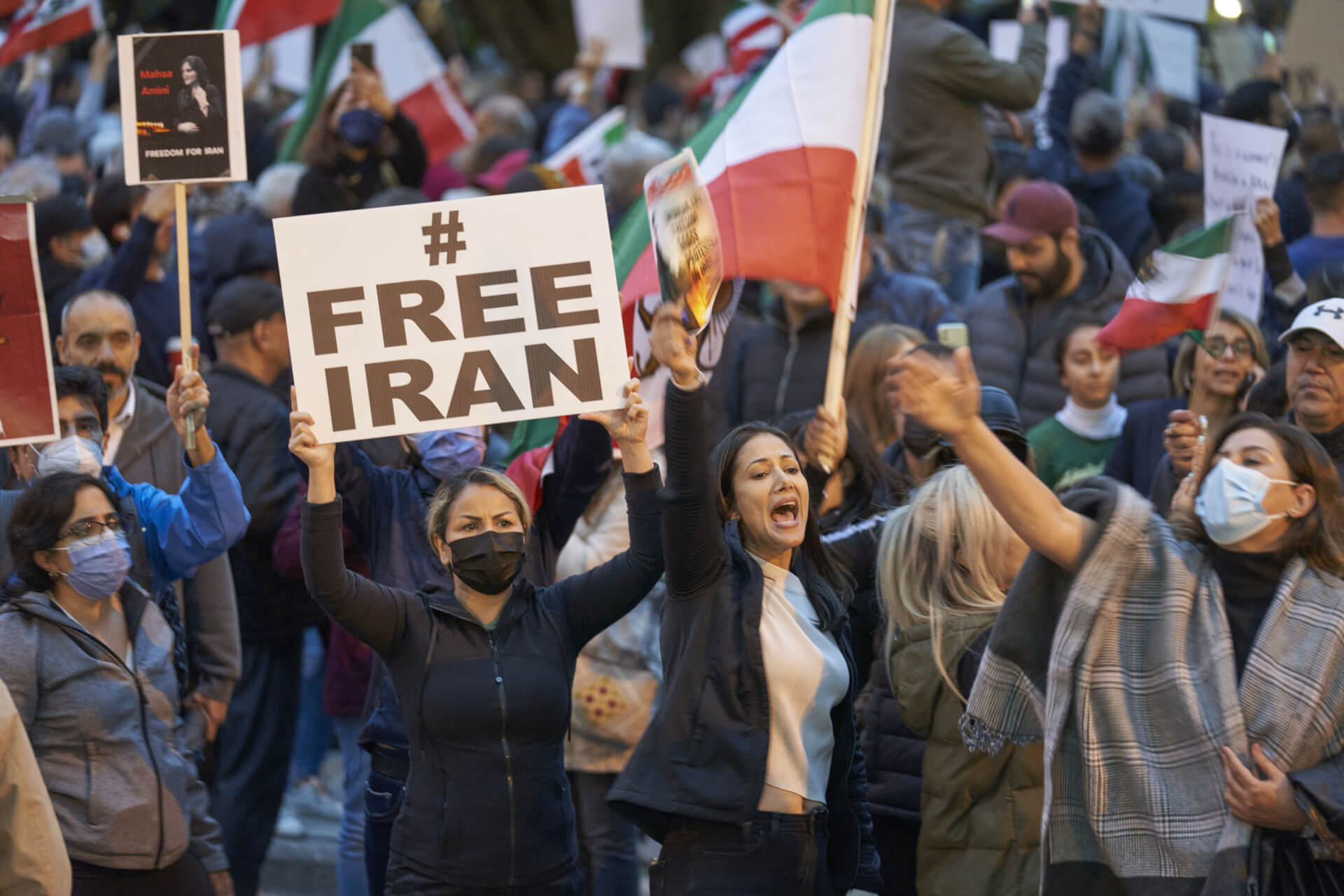 Rallies Erupt Across World in Support of Iran’s Anti-Hijab Protests as 54 Killed