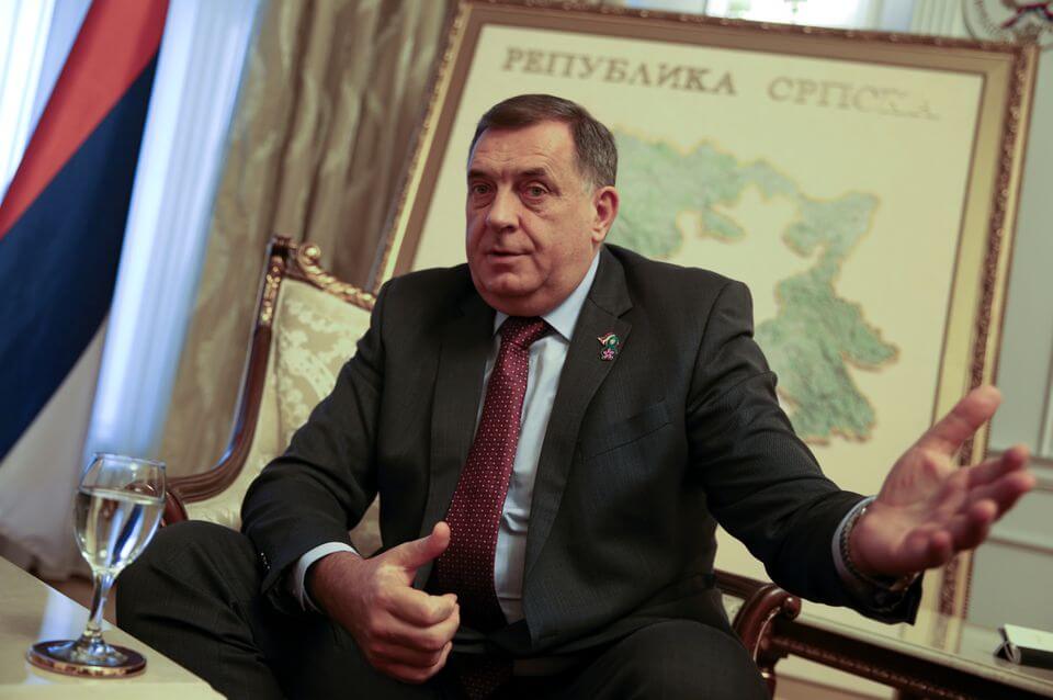 US Slaps New Sanctions on Bosnian Serb Leader Dodik For Corruption and Destabilisation