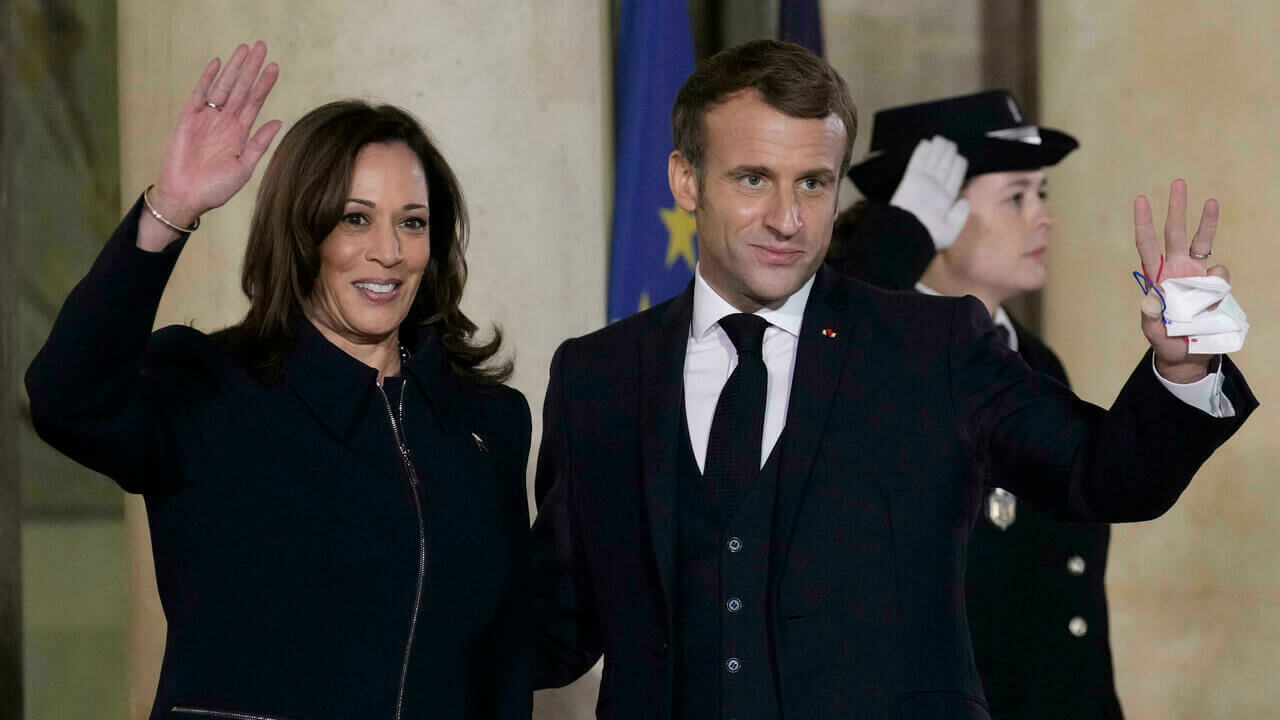 Harris And Macron Attempt To Rebuild US-France Ties Following AUKUS Fallout