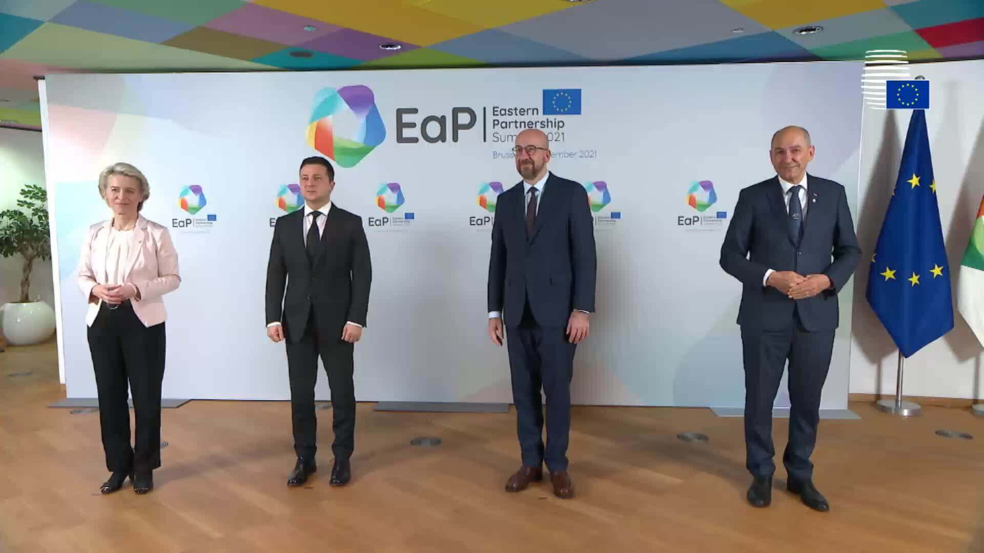 EU, Eastern European Leaders Back Ukraine, Criticise Belarus at Summit