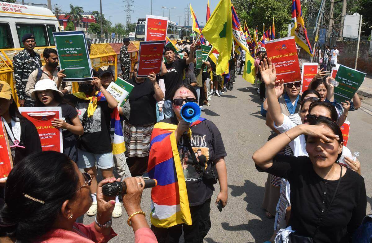 Tibetan Uprising Day: Exiles March in New Delhi to Protest China’s Oppression