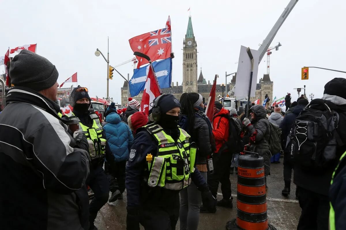 Ottawa Declares State Of Emergency Amid Canada Anti-Vax Protests
