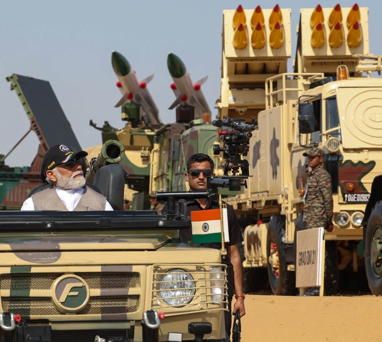 PM Modi Stresses Self-Reliance in Defence at 'Bharat Shakti' Exercise in Pokhran