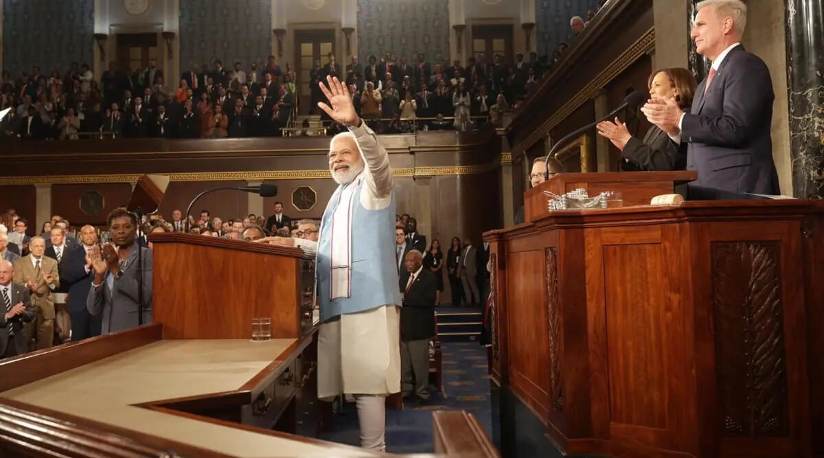 PM Modi Hails India-US Partnership in Historic Address to US Congress, Says Will “Shape Destiny of the World”