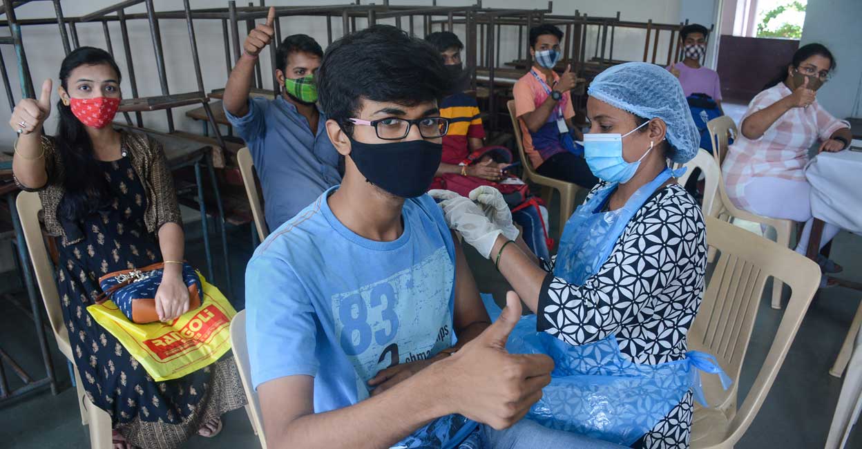On Monday, India vaccinated 3.8 million individuals aged 15 to 18 on the first day that the age group was made eligible for the COVID-19 jab. 