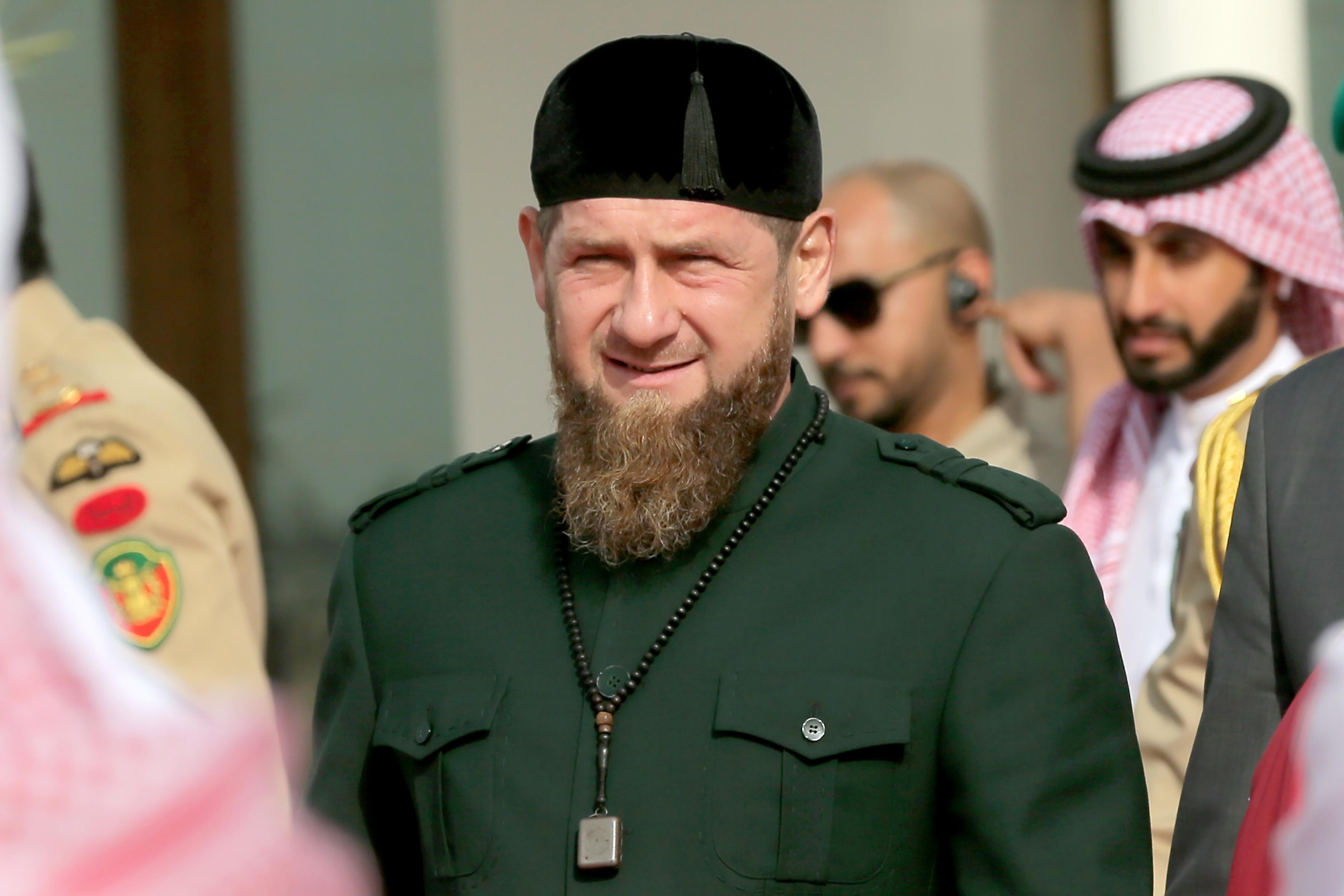 Vladimir Putin met with Chechen strongman Ramzan Kadyrov (in pic) despite human rights conerns