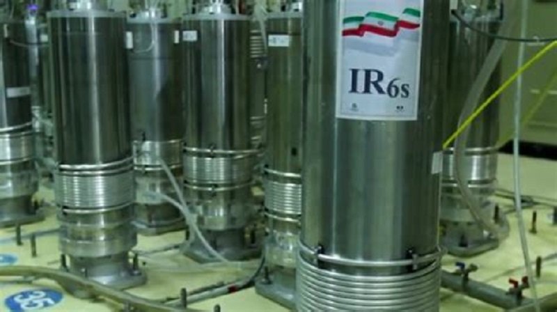 IR-6 centrifuges installed at Iran's natanz nuclear facility.