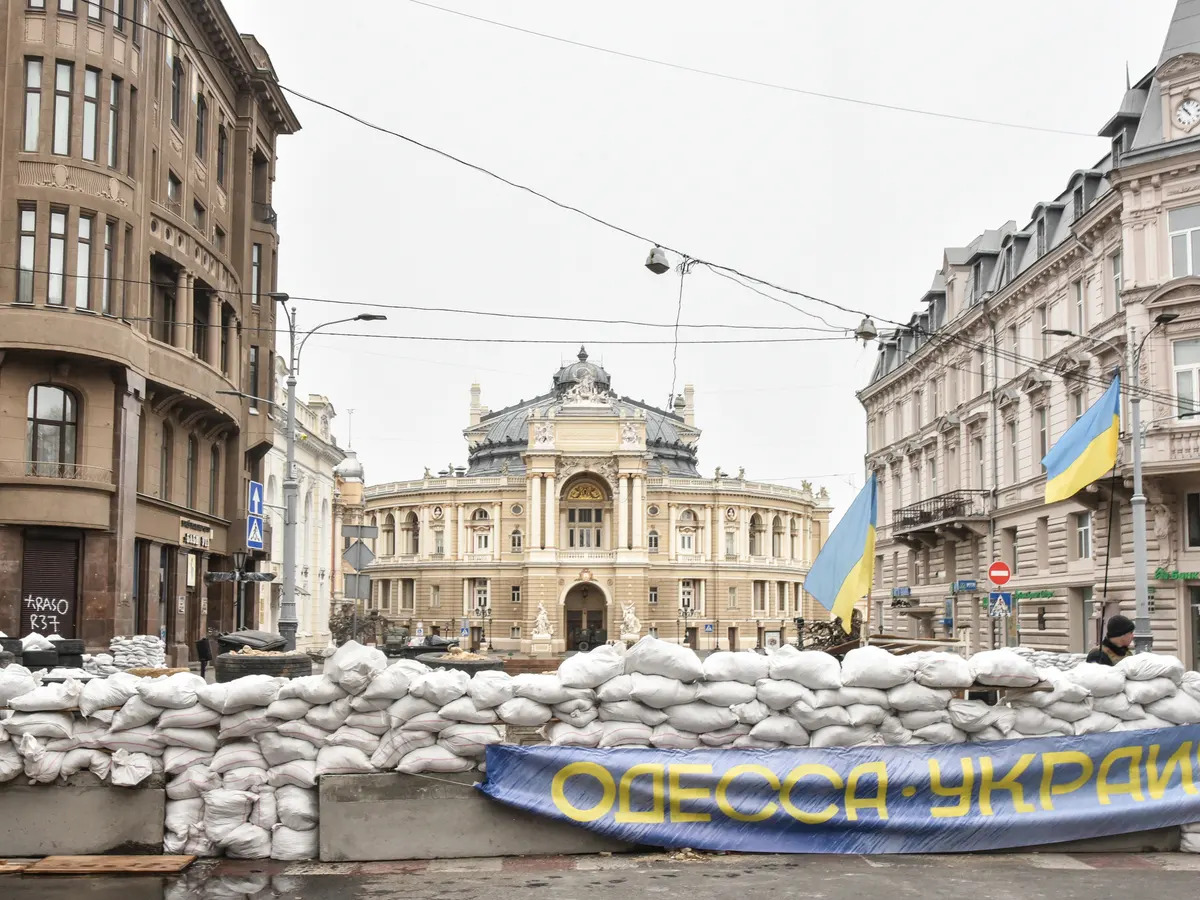 Defence preparations against Russian attacks in Odesa