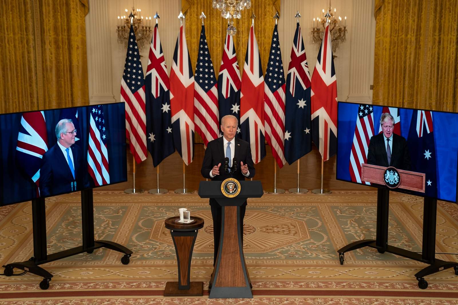 Australia, the United Kingdom, and the United States announced a new trilateral security partnership to counter China’s growing influence in the Indo-Pacific region.