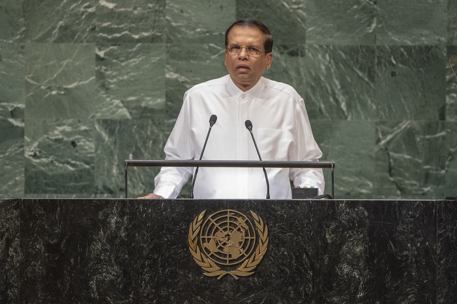 Former President Maithripala Sirisena co-sponsored a UN resolution to investigate war crimes.