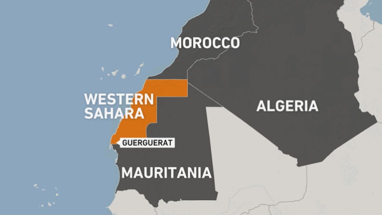 Morocco claims sovereignty over the entire Western Sahara region.