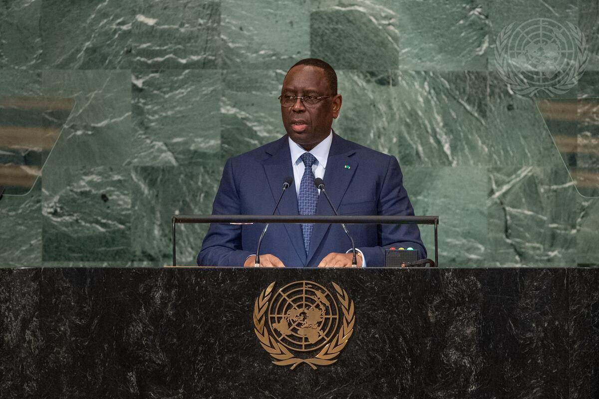 African Union (AU) Chairperson and Senegalese President Macky Sall in his address at the United Nations General Assembly on Tuesday called for better representation for Africa in global platforms and demanded more seats for the AU in the G20.